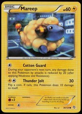 Mareep 38/124 HP Dragons Exalted Common Pokemon