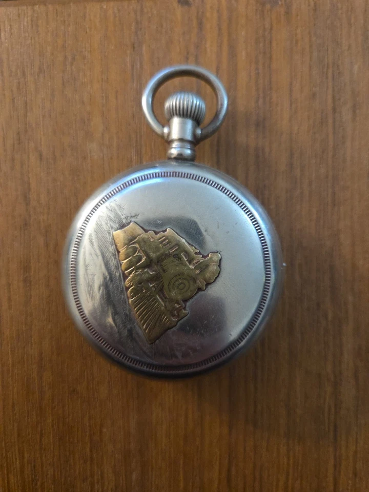 Elgin Pocket Watch Seven Jewels 18S Model5 7j Grade 294 Parts Or Repair Antique - Image 2 of 4