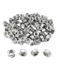 Bates- 5/16"-18 Hex Nuts, 85 Pack, Stainless Steel, SAE Fasteners, Hex Drive Rep