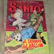 1 Rare VHTF El Hijo De Santo 25 MX 1986 Lucha Libre Luchadores Halcon Mexico
