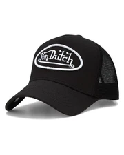 Von Dutch Unisex Trucker Hat - Curved Bill Mesh Back Retro Classic Adjustable...