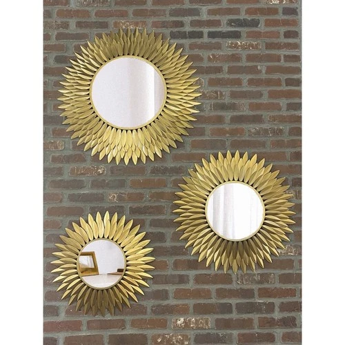 Crystorama BRH-M520-GA Broche 20 X 20 inch Antique Gold Mirror - Picture 6 of 7