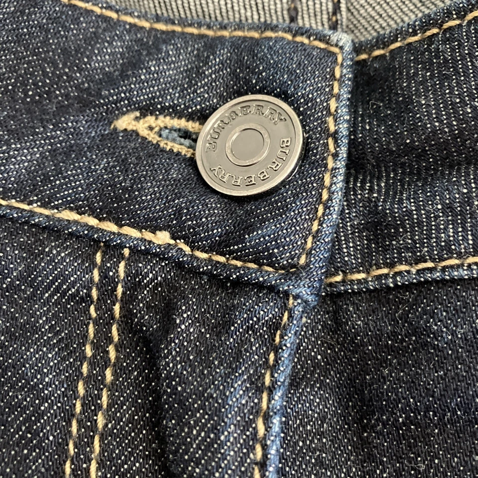 Burberry Brit Jeans Men’s 36x34 Dark Blue Cigarette Stretch Cotton Denim - Image 4 of 4