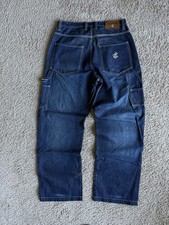 Vintage 2000 s Rocawear Baggy Denim Jeans Size 34x34 Hip Hop Skater Rare Y2K