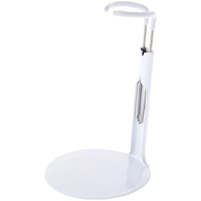Bard's 790W White Adjustable Doll Stand, fits 4 to 5 inch Dolls