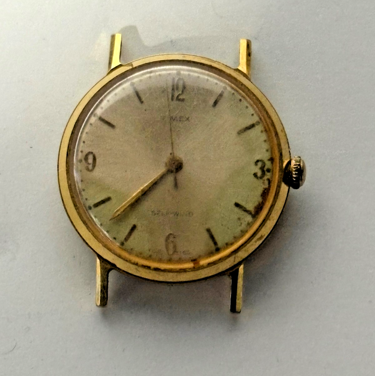 Vintage Mens Timex Viscount Self-Wind Wrist Watch No Band  display picture 3