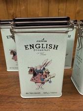 Charbrew Alice in Wonderland White Rabbit English Breakfast Tea Lmt Edition 6/26