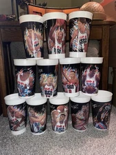 Vintage 1992 USA Olympic Basketball Dream Team McDonald's Cups - Full Set of 12