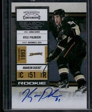 2010-11 Panini Playoff Contenders Ticket Kyle Palmieri #117 Rookie Auto RC SP