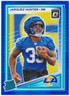 2025 Panini Donruss Optic - Jarquez Hunter #292 Blue Hyper (RC)