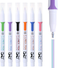 - Double Line Pen, 6 Pack, Assorted Colors, Bible Journaling Pens, Outline Pen,