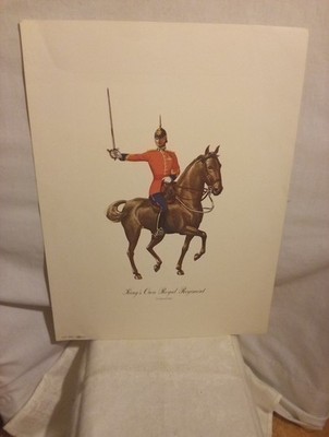 Vintage Dewars White Label Regimental Series Prints(Not Complete, Only 6)