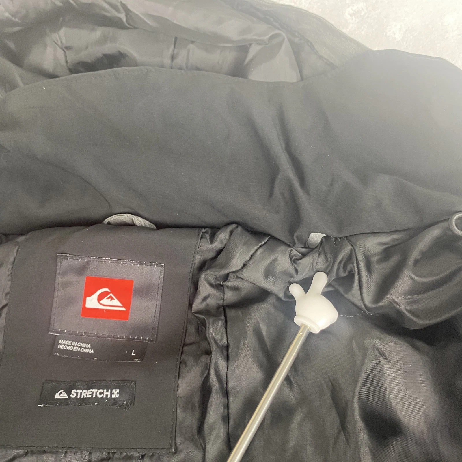 Quicksilver Sycamore Block Technical Snow Winter Jacket Large Gray Dry Flight image 13