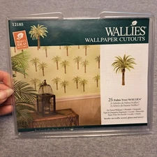 WALLIES WALLPAPER CUTOUTS PALM TREES LIGHTWEIGHT EASY DIY CRAFTY HOME PROJECT