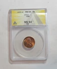 1909 VDB LINCOLN CENT RB MS64 ANACS