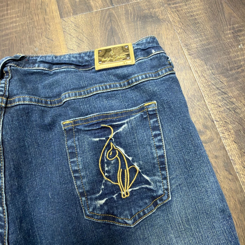 Vintage Baby Phat Jeans Denim Woman’s Y2K SIZE 20 VTG Washed Blue - Image 4 of 4