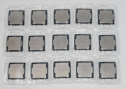 Lot of 15 Intel Core i7-7700 SR338 3.60 GHz Desktop CPU Processor