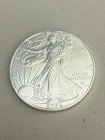 2024 (P) $1 American Silver Eagle Star Privy 1 oz .999 Fine Silver. Has Spots