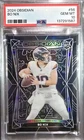 💎  2024 Bo Nix Panini Obsidian #56 (RC) TRUE BLACK PSA 10 Rookie Gem Mint