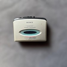 SONY WM-GX323 Radio Cassette Recorder Walkman Silver Vintage retro JAPAN Used