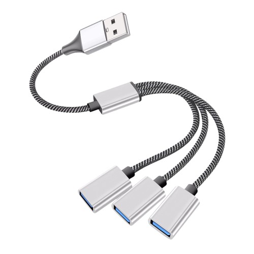 USB Extension Cord Splitter Male to Female Adapter Power High Speed Cable - Afbeelding 2 van 12