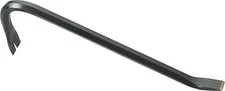 Edward Tools Gooseneck Wrecking Bar - Extra Strength Drop Forged Steel Pry Bar f