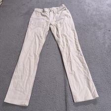 Flint  Tinder Pants Mens 28x30 White Slim Fit Chinos Huckberry Stretch Casual