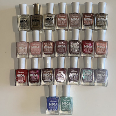 Sally Hansen Mega Strength Nail Polish Color Choose Your Shade 0.4fl oz USA