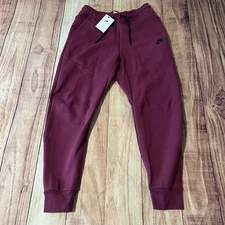 Nike Sportswear Tech Fleece Slim Fit Rosewood/Black CU4495-653 Men's Joggers M