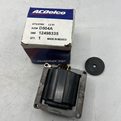 NOS 1974-1990 OEM ACDelco Ignition Coil Cadillac Chevrolet Oldsmobile 12498335
