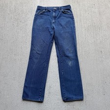 1970s Dark Wash Made in USA Rustler Jeans 29x28