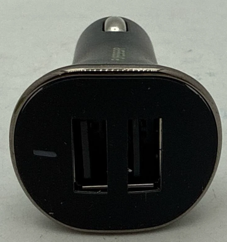 PureGear Car Charger 24W Universal Dual USB Port Fast Charging Adapter Black - Image 2 of 4