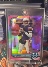 2021-22 Bowman University - Malik Willis #94 Chrome Prospects Pink Refractor...