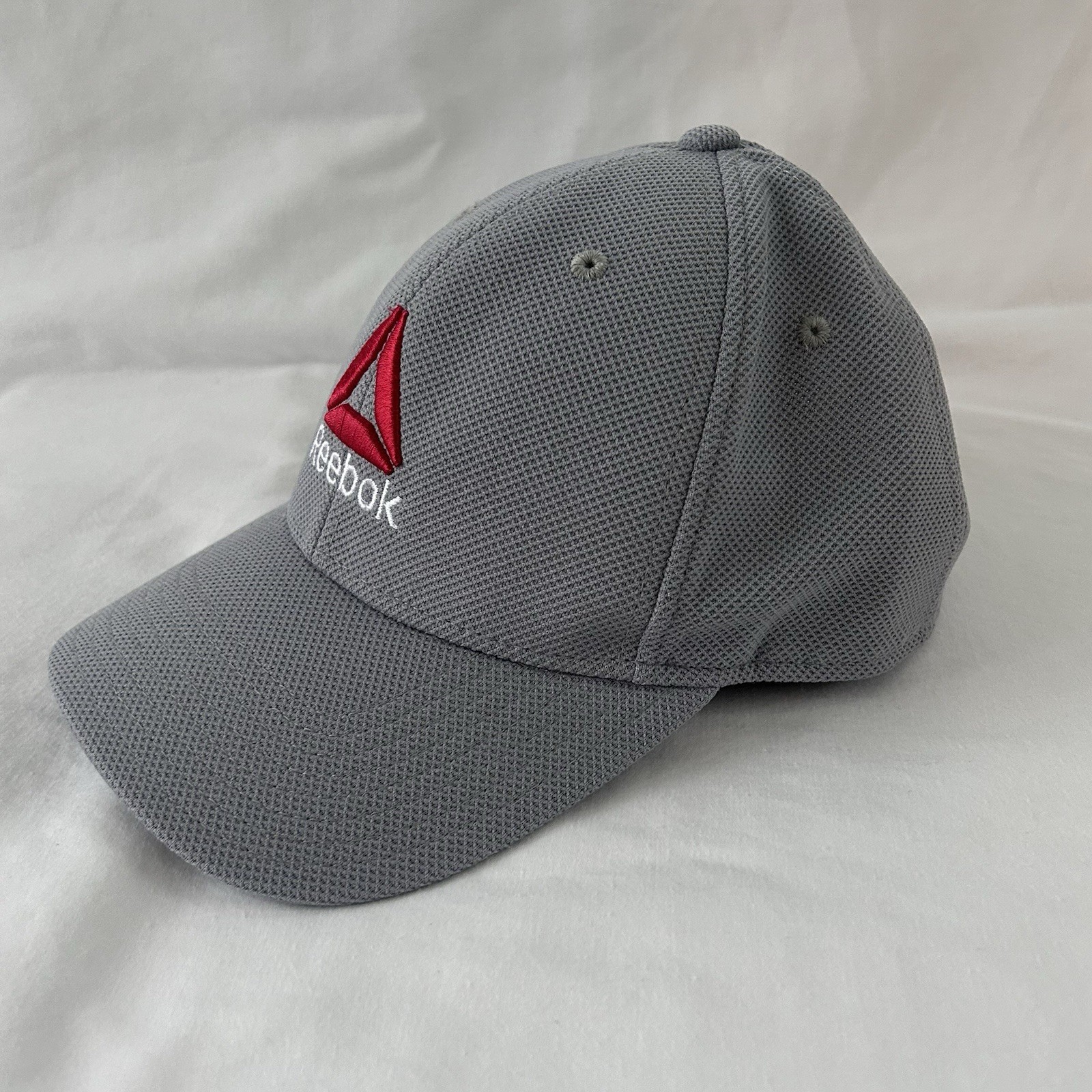 Reebok Gray Solid Fabric Adjustable Baseball Hat … - image 3