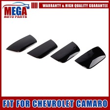 4pcs Smoked Black Rear Tail Light Lamp Cover Trim For Chevy Camaro 2010-2013 4pcs Smoked Black Rear Tail Light Lamp Cover Trim For Chevy Camaro 2010-2013
