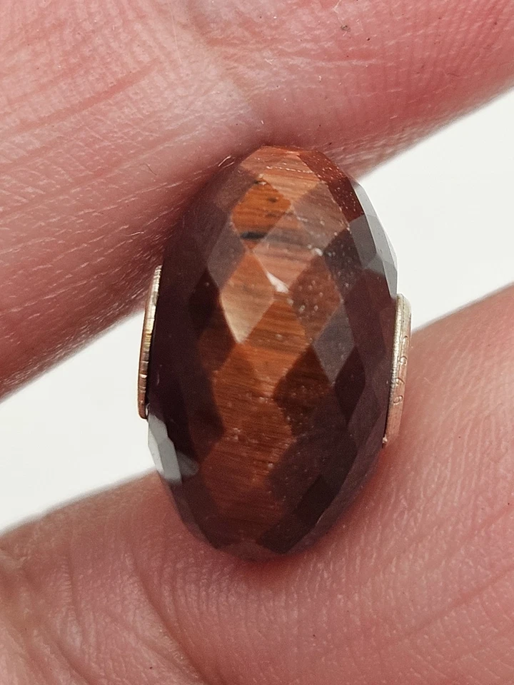 Cuentas de piedras preciosas Trollbeads auténticas ojo de tigre Foto 3 de 4