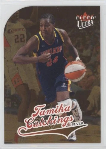 2004 Fleer Ultra WNBA Gold Medallion Tamika Catchings #1 HOF