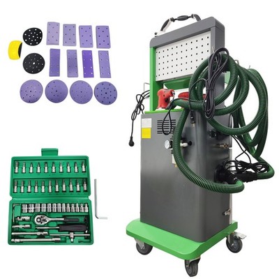 50L Dust-free Electric Grinder220V Auto Electric Dry Sander w/Dual Grinding Head