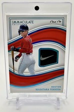 2023 Panini Immaculate NIKE PATCH RC #MP-MY Masataka Yoshida 1/1 (MEM,RC) 📈