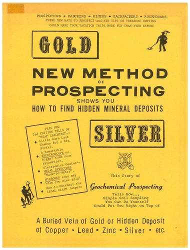 Gold: New Method of Prospecting/Find Hidden Mineral Deposits by Axworthy PB 1983