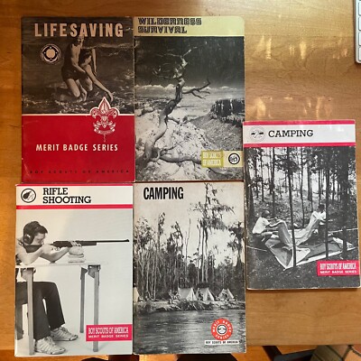 LOT  5 - BOY SCOUT MERIT BADGE BOOKS