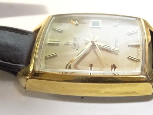 1981 Omega Seamaster KeyBolt Compressor 33mm 24J Auto Watch R565 Goldtone Dial - Picture 6 of 8