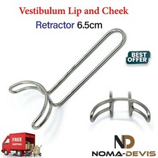 Dental Surgical Vestibulum Lip & Cheek Mouth Gag Retractors 6.5cm Labial BEADEN®