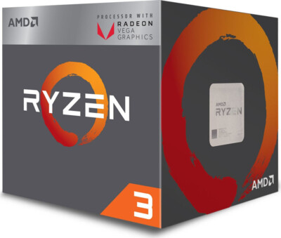 AMD Ryzen 3 2200G Boxed Prozessor - 4C/4T, 3.50-3.70GHz, AM4, 65W, 4MB Cache
