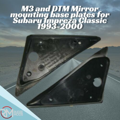 M3 and DTM Mirror mounting base plates for Subaru Impreza Classic 1993-2000 - Picture 1 of 1