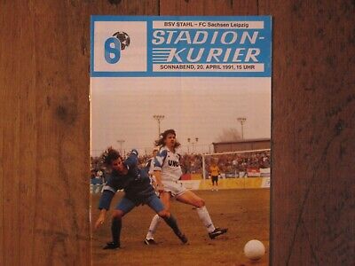 Programm 1989/90 BSG Stahl Eisenhüttenstadt FC Karl Marx Stadt