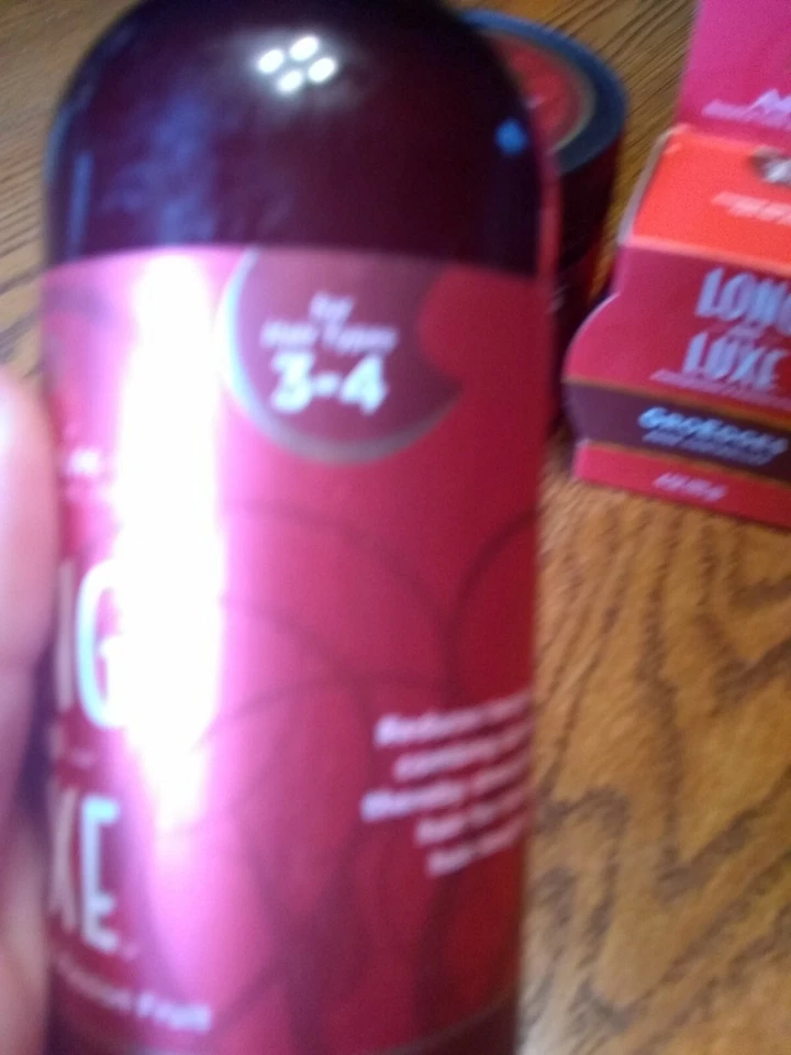 As I Am Long & Luxe Pom/Passion GroEdges 4 oz, growash 16 oz, acondicionador 12 oz x Foto 4 de 4