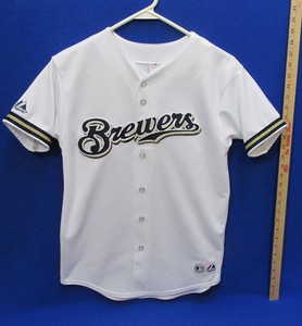 white button up jersey