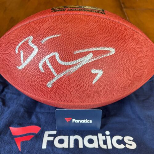 Ben Roethlisberger SB XL Firmato gioco autografato pallone da calcio Fanatics COA - Foto 1 di 5