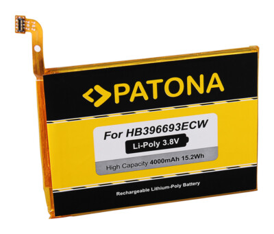 Ersatzakku - Huawei Ascend Mate 8 / HB396693ECW - 3,8 Volt 4000mAh Li-Polymer